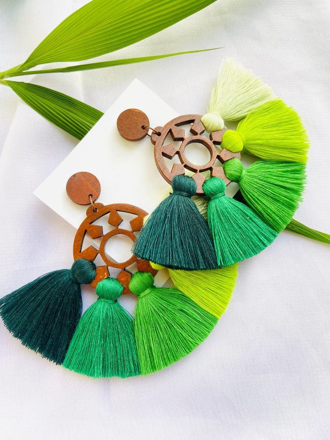 Handmade Boho Tassel Earrings