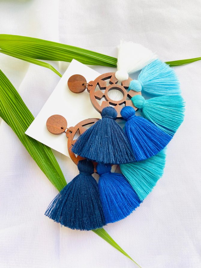 Handmade Boho Tassel Earrings