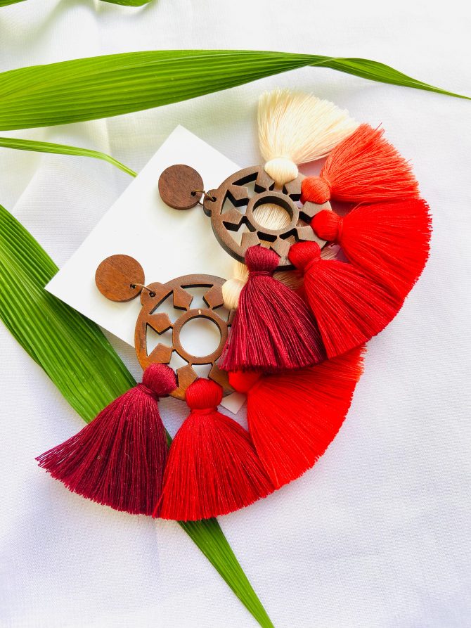 Handmade Boho Tassel Earrings