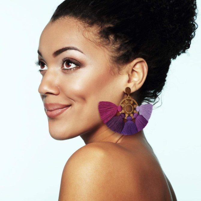 Handmade Boho Tassel Earrings