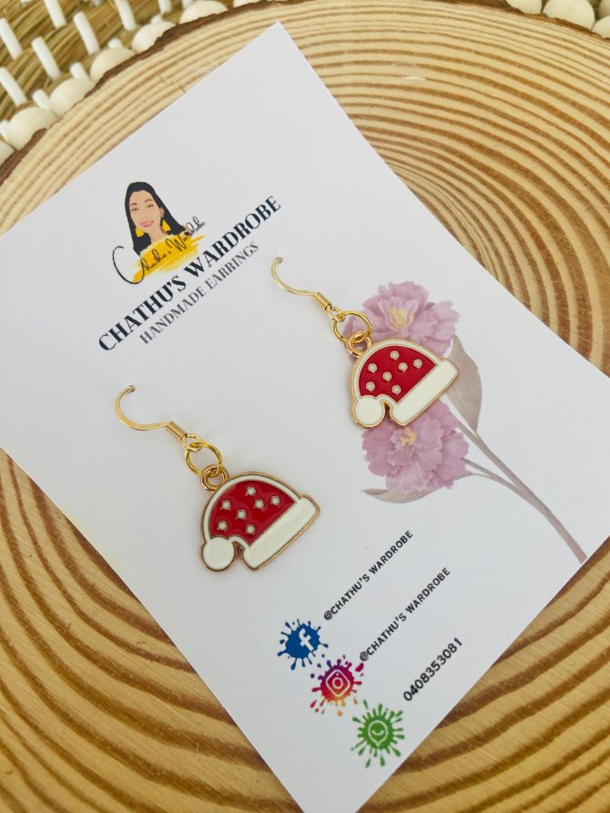 Christmas-Themed Handmade Earrings