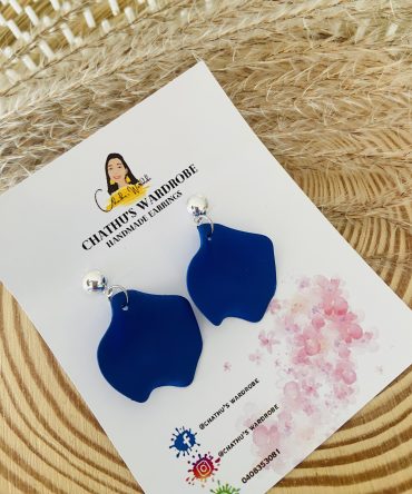 Handmade Petal Dangle Earrings